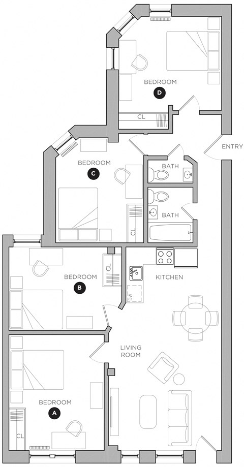 101 S 39th St 1-5 Beds Apartment, Student for Rent - Photo Gallery 50